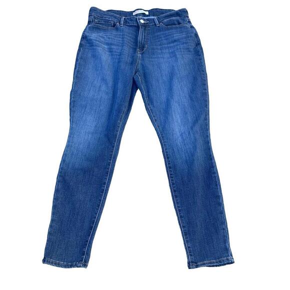 Levi's Other - Levi Strauss Mens Signature Dark Wash Blue Jeans High Rise Skinny 32x28 READ​